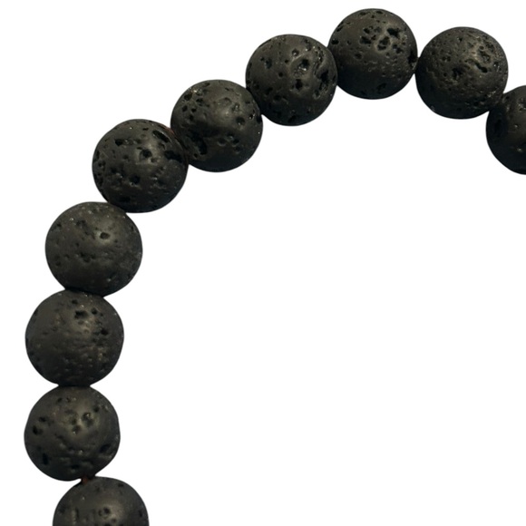 Hamsa - Tiger's Eye - Lava Stone Bracelet new without tag - Picture 2 of 3